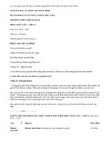 Khảo sát đầu năm lớp 12 môn Văn có hướng dẫn giải (Trường THPT Nho Quan)