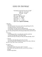 Giáo án âm nhạc bài hát em yêu cây xanh