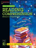Reading comprehension skills  strategies level 6 