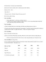 Đề thi thử thpt quốc gia môn Địa Thanh Hóa năm 2015