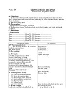 Tiếng anh 7 unit 9 tiết 59