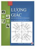 Lượng giác tập 1 biến đổi lượng giác  hệ thức lượng NXB hồ chí minh 2011 