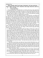 MỘT SỐ BIỆN PHÁP GIÚP HỌC SINH HỌC TỐT BÀI THỂ DỤC PHÁT TRIỂN CHUNG LỚP 4 TRƯỜNG TIỂU HỌC PHƯƠNG TRUNG I