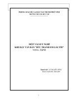 skkn một vài suy nghĩ khi dạy văn bản 