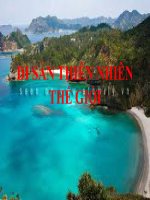 DI SẢN THIÊN NHIÊN THẾ GIỚI