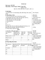 giáo án lớp 4 tuần 23 theo phương pháp trường học mới vnen