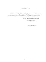 Phát triển du lịch văn hóa ở đền trần  (hưng hà   thái bình) theo hướng bền vững 