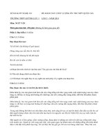 Thi thử THPT Quốc gia môn văn năm 2015 trường THPT Quỳnh Lưu 1