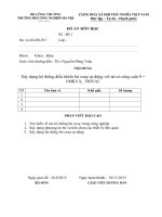 30 đề bài tập lớn đồ án môn học Tự động hóa