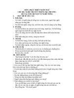 Phát triển ngôn ngữ chủ đề nghề truyền thống địa phương nói về nghề nông