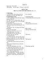 giáo án lớp 4 tuần 13 theo phương pháp trường học mới vnen