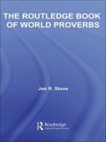 The routledge book of world proverbs 