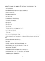 Đặc điểm kỹ thuật bộ dụng cụ điều chế QPSK và DQSK