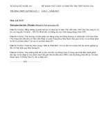 Đề ôn thi THPT Quốc Gia môn Lịch Sử năm 2015 trường THPT Quỳnh Lưu 1