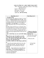 Giáo án đếm đến 4 và nhận biết các nhóm có 4 đối tượng