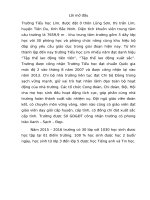 Đề tài tìm hiểu thực trạng sử dụng PPDH trong môn toán ở TH thi tran lim