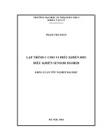 lập trình c cho vi điều khiển 8051 điều khiển sensor ds18b20 