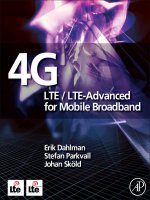 4G LTE LTE advanced for mobile broadband