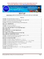 Tổng hợp bài tập phần khảo sát hàm số ôn thi đại học 2016