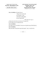 ĐỀ THI THỬ VÀO LỚP 10 NĂM 2016 MÔN NGỮ VĂN