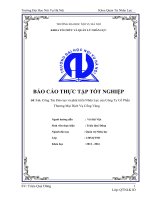 Công Tác Đào tạo và phát triển Nhân Lực của Công Ty Cổ Phần Thương Mại Dịch Vụ Cổng Vàng