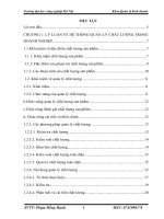 Nâng cao quản lý chất lượng sản phẩm trong công ty TNHH sản xuất và thương mại Lĩnh Nam