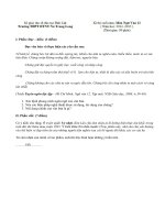 Đề thi cuối năm lớp 12 môn ngữ văn Đắk Lắk