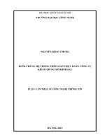 Kiểm chứng hệ thống thời gian thực bằng công cụ kiểm chứng mô hình SAL 