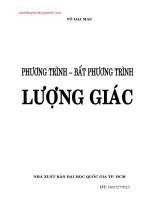 Phương trình và bất phương trình lượng giác  NXB đại học quốc gia 2013 