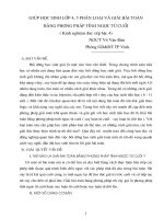 skkn giúp học sinh lớp 4,5 phân loại và giải bài toán bằng phương pháp tính ngược từ cuối 