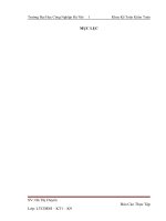 Báo cáo thực tập: Một số phần hành kế toán chủ yếu của Công ty cổ phần Mía đường Nông Cống.