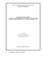 SÁNG KIẾN KINH NGHIỆM một số vấn đề KHÓ KHĂN và HƯỚNG KHẮC PHỤC KHI GIẢNG dạy bài NHIỆT kế   lí 6, lực đẩy ACSIMET – lí 8 