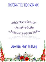 bài giảng môn lịch sử lớp 4 thành thị ở thể kỷ 16 17