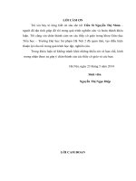 Gía trị nội dung và nghệ thuật tập thơ những người bạn im lặng 