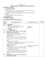 giáo án khoa học lớp 4 kì i