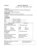 Tiếng anh lớp 7 unit 15 tiết 91