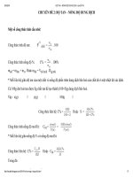 ĐỘ TAN – NỒNG độ DUNG DỊCH   học để thi