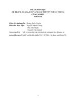 Đồ án: Thiết kế giao diện cho mô hình đo lường độ Oxy hòa tan sử dụng phần mềm WinCC và bộ điều khiển PLC  S7300 – Sử dụng khối hàm FB