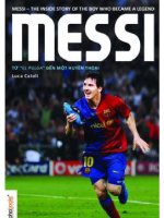Messi  từ  el pulga  đến một huyền thoại   luca caioli