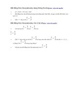 Bất đẳng thức bunyakovsky dạng thông thường