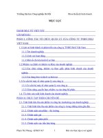 Báo cáo Thực tập theo chuyên đề : marketing,công tác quản lý nguyên vật liệu, công cụ dụng cụ, công tác quản lý tài sản cố định, công tác quản lý lao động tiền lương, vấn đề tài chính doanh nghiệp.