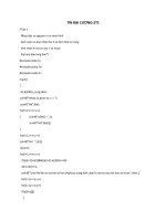 Đáp án 24 đề tin  Dh GTVT hà nội