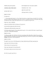 Đề thi thử vào lớp 10 môn Văn trường THCS Vĩnh Chân