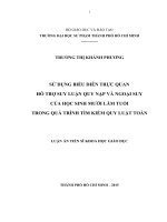 Sử dụng biểu diễn trực quan hỗ trợ suy luận quy nạp và ngoại suy của học sinh mười lăm tuổi trong quá trình tìm kiếm quy luật toán