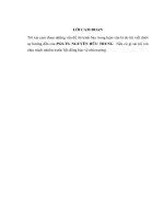 Thiết kế hệ thống báo cháy tự động dùng vi điều khiển