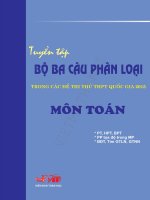 tài liệu luyện đạt  điểm 8910 môn toán thi tốt nghiệp thpt quốc gia năm 2016