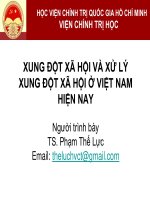 Xung đột xã hội và xử lý xung đột xã hội
