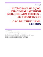 HƯỚNG dẫn sử DỤNG PHẦN mềm lập TRÌNH KEIL CHO ARM CORTEX – m3 STM32F103VET