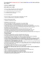 Đề cương ôn thi Vật lý 12 học kì 1 Điện xoay chiều có đáp án chi tiết