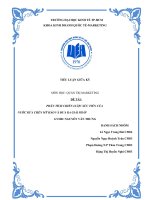 Tiểu luận môn quản trị marketing